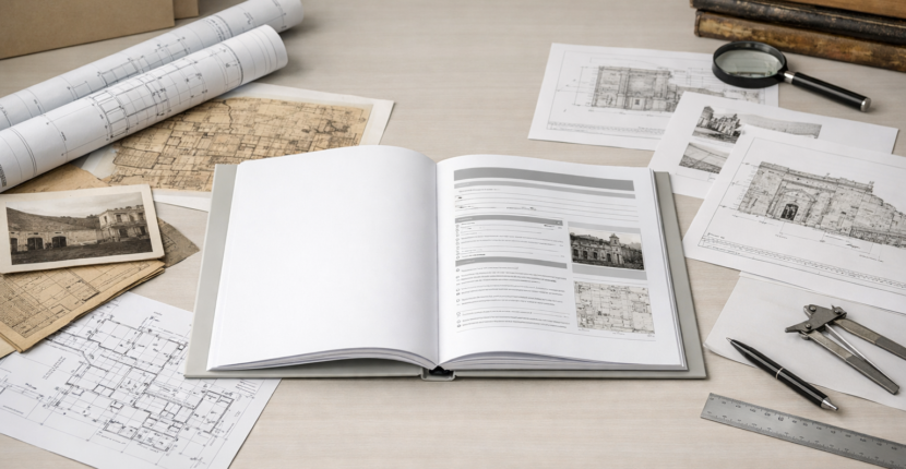 Documentación técnica y planos arquitectónicos para el análisis de patrimonio cultural en Granada